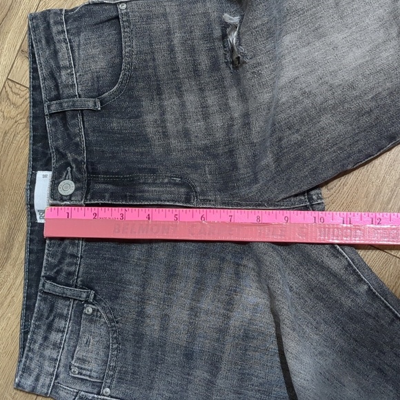 RSQ JEANS High Rise Straight Leg Black Denim Jeans - Girls Size 16 - Picture 5 of 11